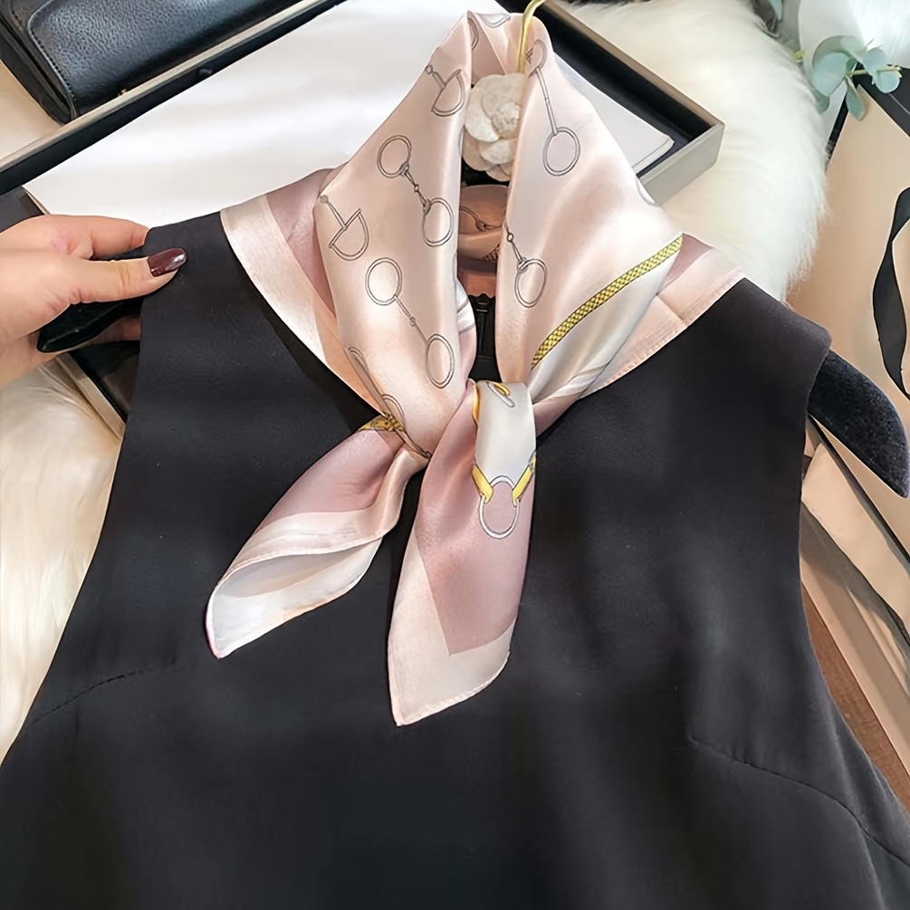 高級 100% 純粋なシルクスクエアスカーフエレガントな幾何 - Luxury Bags China のレビューと価格