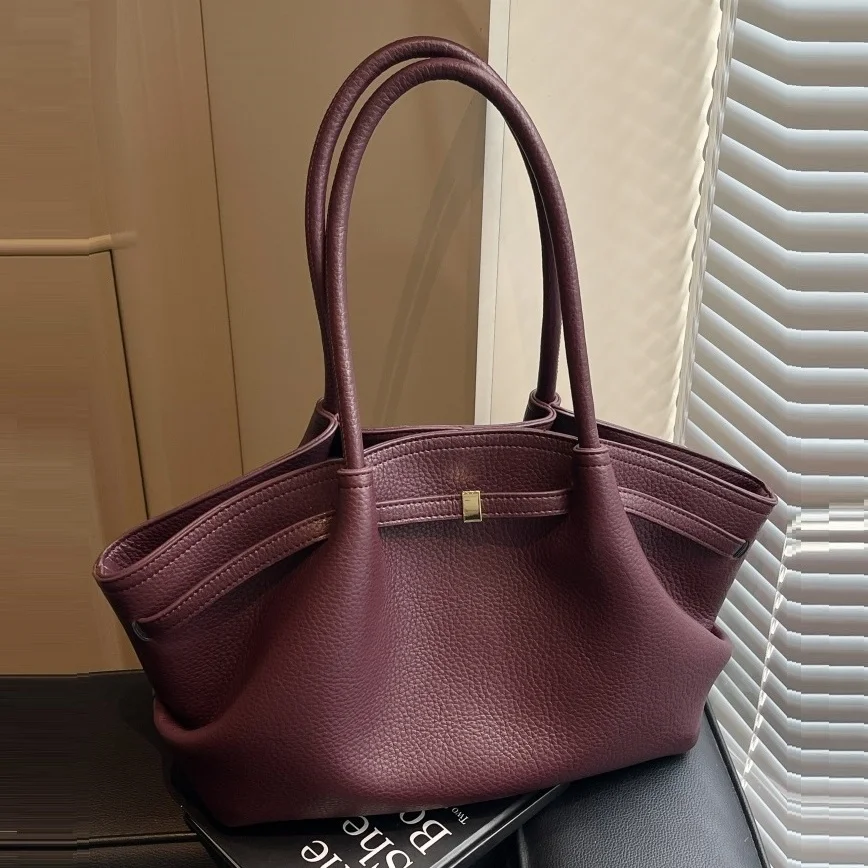 バーガンディレディースハンドバッグ高級デザイナーズウィングバ - Luxury Bags Tote のレビューと価格